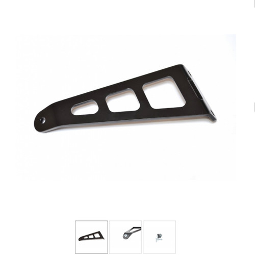 Exhaust holder aluminium - , black