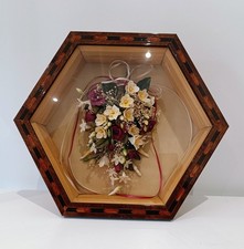 Handmade Wooden Shadow Box Frame Deep Display Case for Memorabilia 32x28x8cm