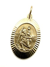 9ct Gold Saint Christopher