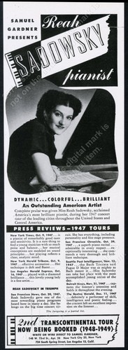 1948 reah sadowsky photo piano - reah,