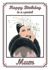 art deco personalised A5