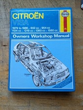 Citroen Visa (Petrol, Inc. C15E Van) Haynes Workshop Manual 1979-1986