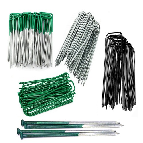 Ground garden weed pegs metal - pegs,