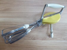 Vintage 1950/60's Prestige Hand Whisk/Egg Beater Stainless Steel Whisk Blades