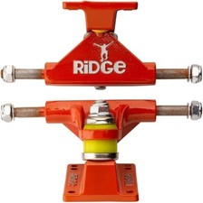 Ridge Cruiser Skateboard Longboard 3.25" Pair Aluminium Alloy Trucks, ORANGE