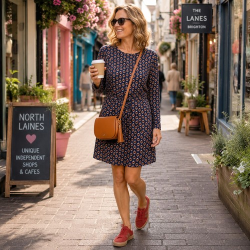 Bimba lola navy - navy, print