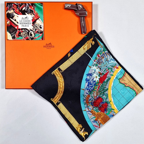Rare vintage hermes silk scarf - vintage,