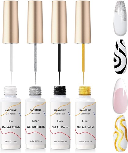 Gel liner nail art kit - gel,