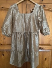 Next New! Gold Dress Party Festive Occasion Size 16 BNWT