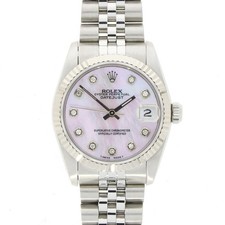 Rolex Ladies Watch Oyster Perpetual Datejust 31 Steel 68274 RW0681 Papers
