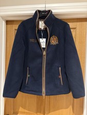 Joules Women’s UK 16 Navy Badminton Horse Trials Fleece Jacket Coat BNWT
