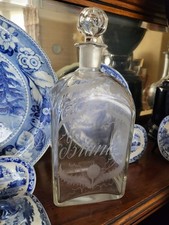 Antique "Scottish" brandy decanter