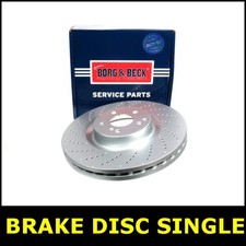 Brake Disc Single Front Fits