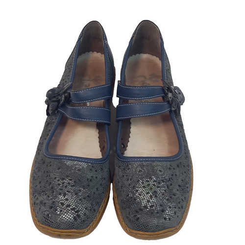 Rieker navy silver mary jane - rieker,