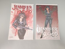 Jennifer Blood Battle Diary 001 & 002 Comic Books New