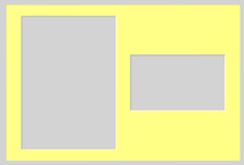 12x8in Size Display Mount for