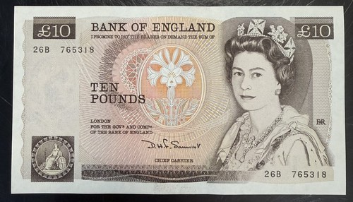 Old ten pound note - ten,