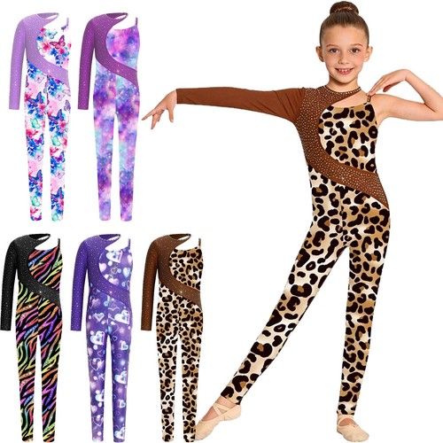 Girl gymnastics leotard - girl, long