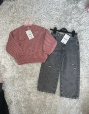 Zara Girls 2 Piece Flower Pink