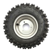 Wheel & Tyre 13x5.00-6 6" Drift Zoom Gokart Silver 3 Stud 54mm Bore Front / Rear