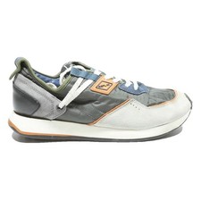 REPLAY Mens Casual Sneaker Low Top Trainers Grey Blue White Synthetic UK 7