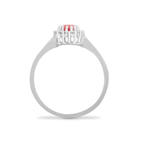 9ct white gold - gold, natural
