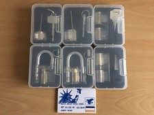 Transparent Practice Locks 6x & Accessories