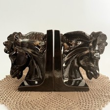 Vintage Horse Head Bookends