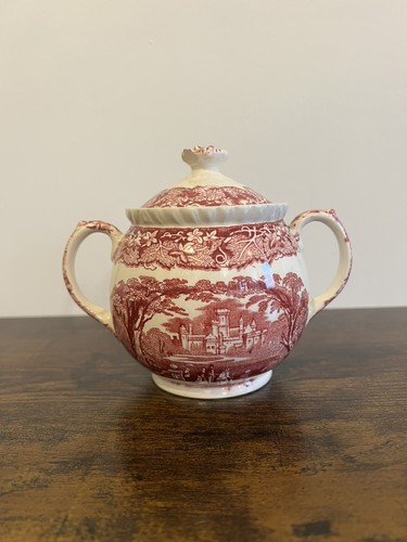 Masons vista pink sugar bowl - masons,
