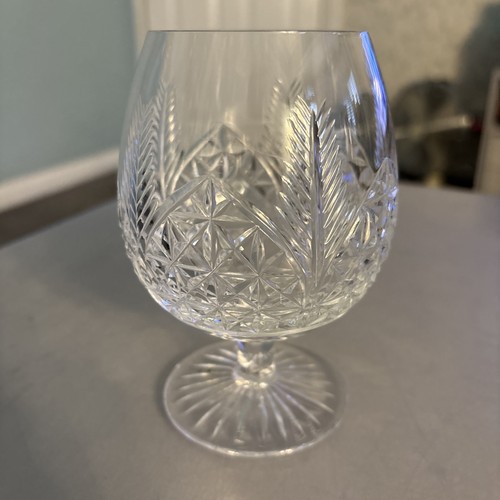 Vintage clear crystal brandy - clear,