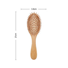 Bamboo Wooden Paddle Hair