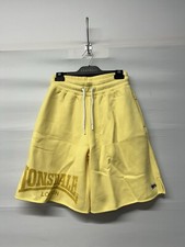Women’s Lonsdale Yellow Long Line Boxing Shorts Size 10 (S) Brand New 