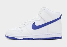Authentic NIKE DUNK HIGH Hi RETRO ® ( Men Sizes UK:  6 - 10  ) White / Concord