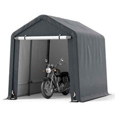 COSTWAY Outdoor Storage Shelter 240 x 195 cm Portable Motorcycle Bike Shed