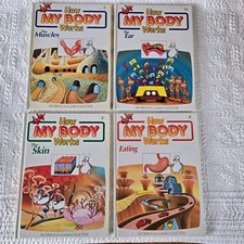 Vintage How My Body Works X 4