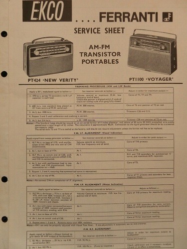 Ferranti model pt1100 voyager - ferranti,