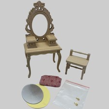 Dolls house bare wood dressing - bare,