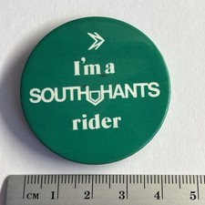 Collectible Pin Badge - Bus Coach Interest National Express South Hants Rider