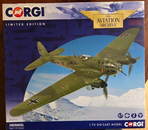 Corgi aa33714 heinkel - corgi, 1/72