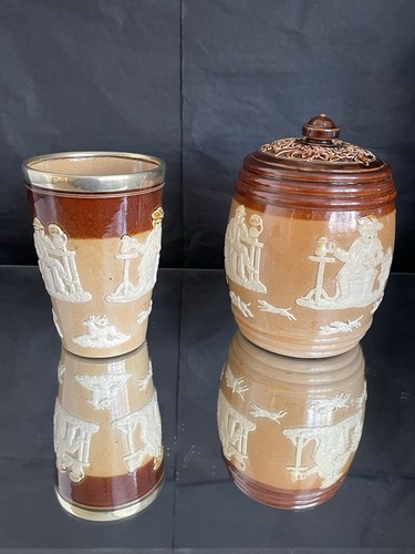 2xdoulton lambeth tobacco - 2xdoulton, jar