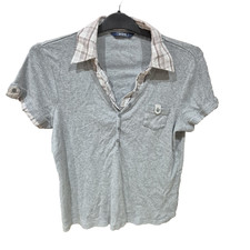 Ladies Maine Grey Stretchy Top