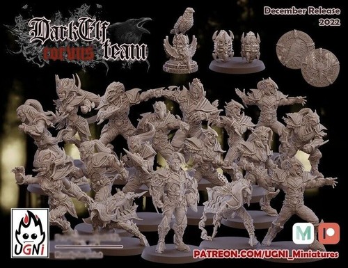 Dark elf elves proxy team - elf, /