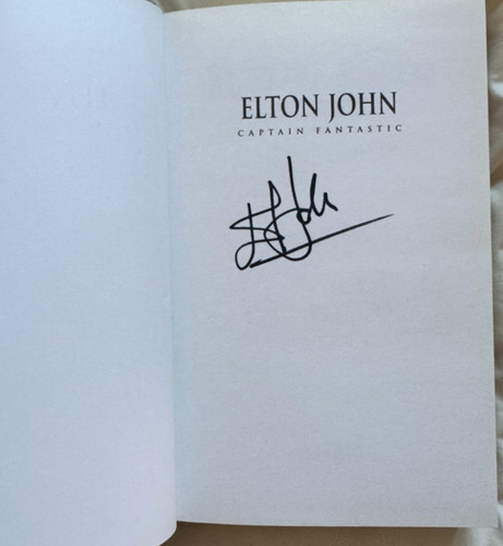 Elton john hand - signed, music