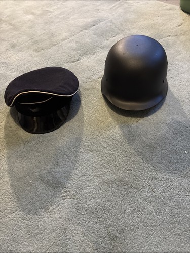 German visor cap and - visor, helmet