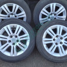 VAUXHALL Meriva B Zafira B 16" ALLOY WHEEL&TYRE 205 55 16 SET X4  1334661
