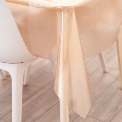 Clear gold silver pvc - or,