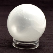 Selenite Crystal Ball Quartz