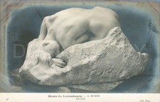 Artistic Vintage Postcard Rodin Danaïde Sculpture Paris France