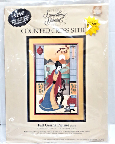 Vtg 1987 counted cross - 1987, stitch