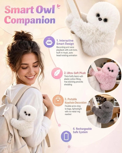 Cute shy owl mirumi pet - shy,